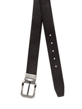 Load image into Gallery viewer, Men Black & Brown Solid Reversible Leather Belt