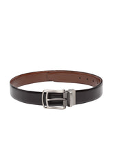 Load image into Gallery viewer, Teakwood Leathers Men Black Leather Belt