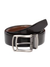 Load image into Gallery viewer, Teakwood Leathers Men Black Leather Belt