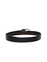 Load image into Gallery viewer, Teakwood Genuine Leather Black Belt