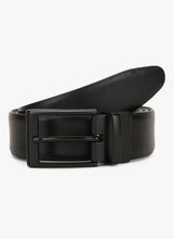 Load image into Gallery viewer, Men Black & Brown Solid Reversible Leather Belt