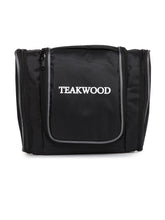 Load image into Gallery viewer, Teakwood Leathers Unisex Black Solid Toiletry Kit