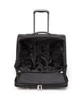 Load image into Gallery viewer, Teakwood Polyster Black Soft Sided Overnighter Trolley Bag