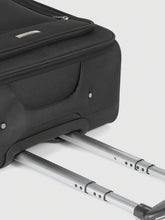 Load image into Gallery viewer, Black Solid Cabin Laptop Overnighter Trolley Bag