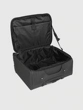 Load image into Gallery viewer, Black Solid Cabin Laptop Overnighter Trolley Bag