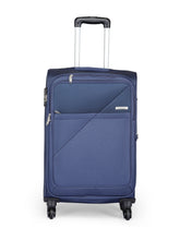 Load image into Gallery viewer, Teakwood Unisex Blue Trolley Bag - Medium