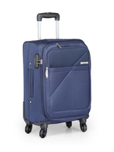 Load image into Gallery viewer, Teakwood Unisex Blue Trolley Bag - Small