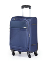 Load image into Gallery viewer, Teakwood Unisex Blue Trolley Bag - Small