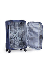 Load image into Gallery viewer, Teakwood Unisex Blue Trolley Bag - Small