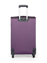 Load image into Gallery viewer, Teakwood Unisex Purple Trolley Bag -Large