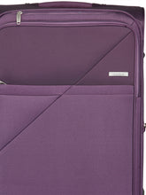 Load image into Gallery viewer, Teakwood Unisex Purple Trolley Bag -Large