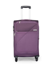 Load image into Gallery viewer, Teakwood Unisex Purple Trolley Bag -Medium