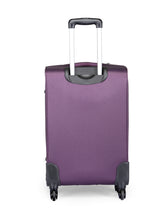 Load image into Gallery viewer, Teakwood Unisex Purple Trolley Bag -Medium