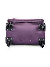 Load image into Gallery viewer, Teakwood Unisex Purple Trolley Bag -Medium
