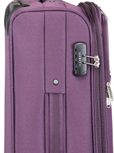 Load image into Gallery viewer, Teakwood Unisex Purple Trolley Bag -Medium