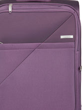 Load image into Gallery viewer, Teakwood Unisex Purple Trolley Bag -Medium