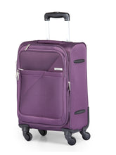 Load image into Gallery viewer, Teakwood Unisex Purple Trolley Bag -Small