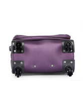 Load image into Gallery viewer, Teakwood Unisex Purple Trolley Bag -Small