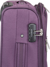 Load image into Gallery viewer, Teakwood Unisex Purple Trolley Bag -Small