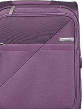 Load image into Gallery viewer, Teakwood Unisex Purple Trolley Bag -Small