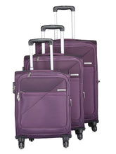 Load image into Gallery viewer, Teakwood Unisex Purple Trolley Bag -Small