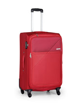 Load image into Gallery viewer, Teakwood Unisex Red Trolley Bag - Large