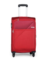 Load image into Gallery viewer, Teakwood Unisex Red Trolley Bag - Medium