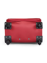 Load image into Gallery viewer, Teakwood Unisex Red Trolley Bag - Medium
