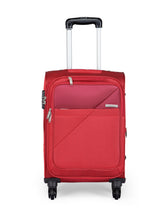 Load image into Gallery viewer, Teakwood Unisex Red Trolley Bag - Small