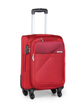 Load image into Gallery viewer, Teakwood Unisex Red Trolley Bag - Small