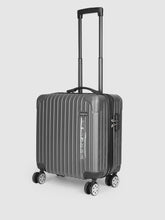Load image into Gallery viewer, Teakwood Leather Hard-Sided Laptop Overnighter Trolley Bag
