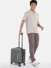 Load image into Gallery viewer, Teakwood Leather Hard-Sided Laptop Overnighter Trolley Bag