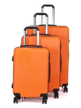 Load image into Gallery viewer, Teakwood Unisex Orange Trolley Bag - Large
