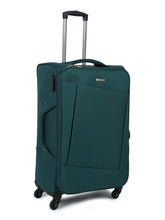 Load image into Gallery viewer, Unisex Teal Solid Soft Sided Size Check-In Trolley Bag