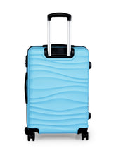 Load image into Gallery viewer, Teakwood Unisex Blue Trolley Bag