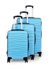 Load image into Gallery viewer, Teakwood Unisex Blue Trolley Bag