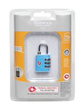 Load image into Gallery viewer, Teakwood Metal Cyan Lock