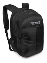 Load image into Gallery viewer, Teakwood Unisex Black Solid Backpack