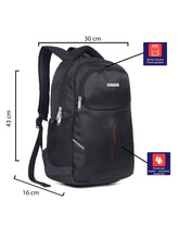Load image into Gallery viewer, Teakwood Genuine Polyester Backpack -Black