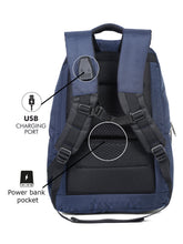 Load image into Gallery viewer, Teakwood Leather Unisex Solid Black 24L Medium Backpack