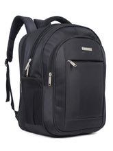 Load image into Gallery viewer, Teakwood Leather Unisex Solid Black 30L Medium Backpack