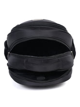 Load image into Gallery viewer, Teakwood Leather Unisex Solid Black 30L Medium Backpack