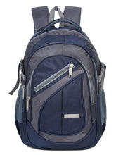 Load image into Gallery viewer, Teakwood Leather Unisex Solid Navy Blue 34L Medium Backpack