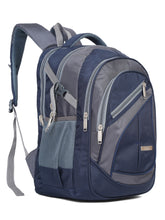 Load image into Gallery viewer, Teakwood Leather Unisex Solid Navy Blue 34L Medium Backpack