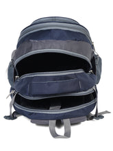 Load image into Gallery viewer, Teakwood Leather Unisex Solid Navy Blue 34L Medium Backpack