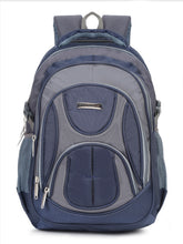 Load image into Gallery viewer, Teakwood Leather Unisex Solid Navy Blue 34L Medium Backpack