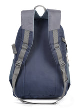 Load image into Gallery viewer, Teakwood Leather Unisex Solid Navy Blue 34L Medium Backpack