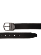 Load image into Gallery viewer, Men Black & Brown Reversible Genuine Leather Belt