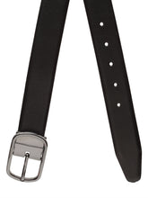Load image into Gallery viewer, Men Black & Brown Reversible Genuine Leather Belt
