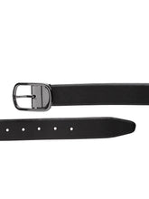 Load image into Gallery viewer, Men Black & Brown Reversible Genuine Leather Belt